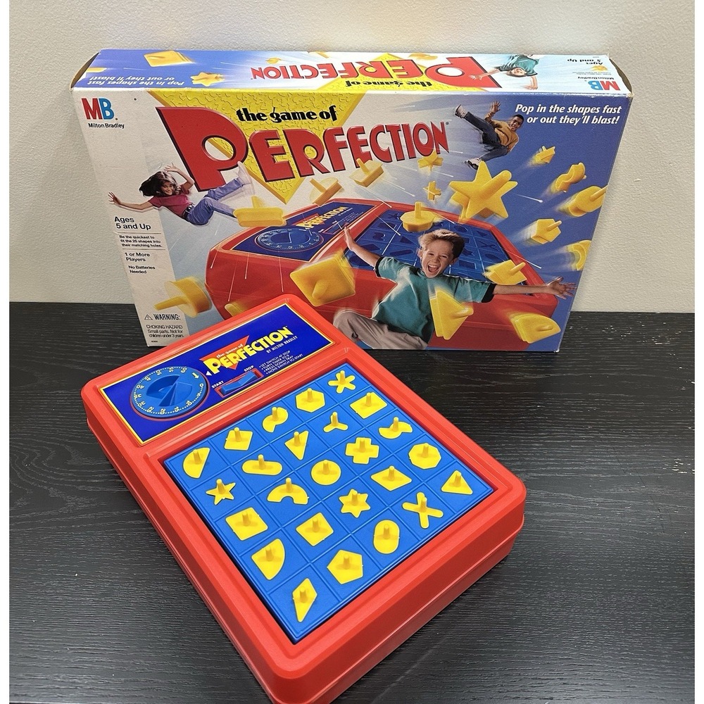 Vintage 1990 The Game Of Perfection All The Pieces, Box No Instructions READ MOR